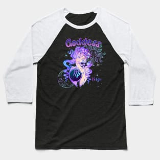 Zodiac Virgo Goddess Queen Horoscope Baseball T-Shirt